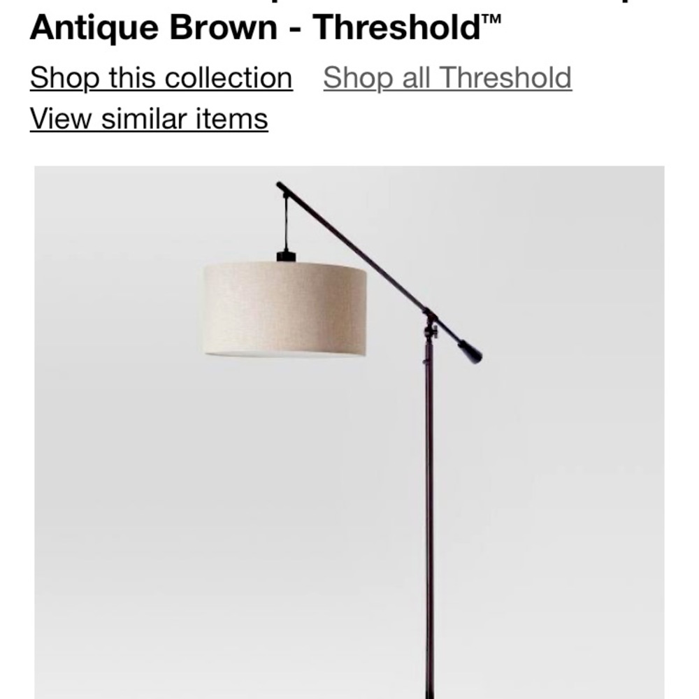 Threshold floor lamp